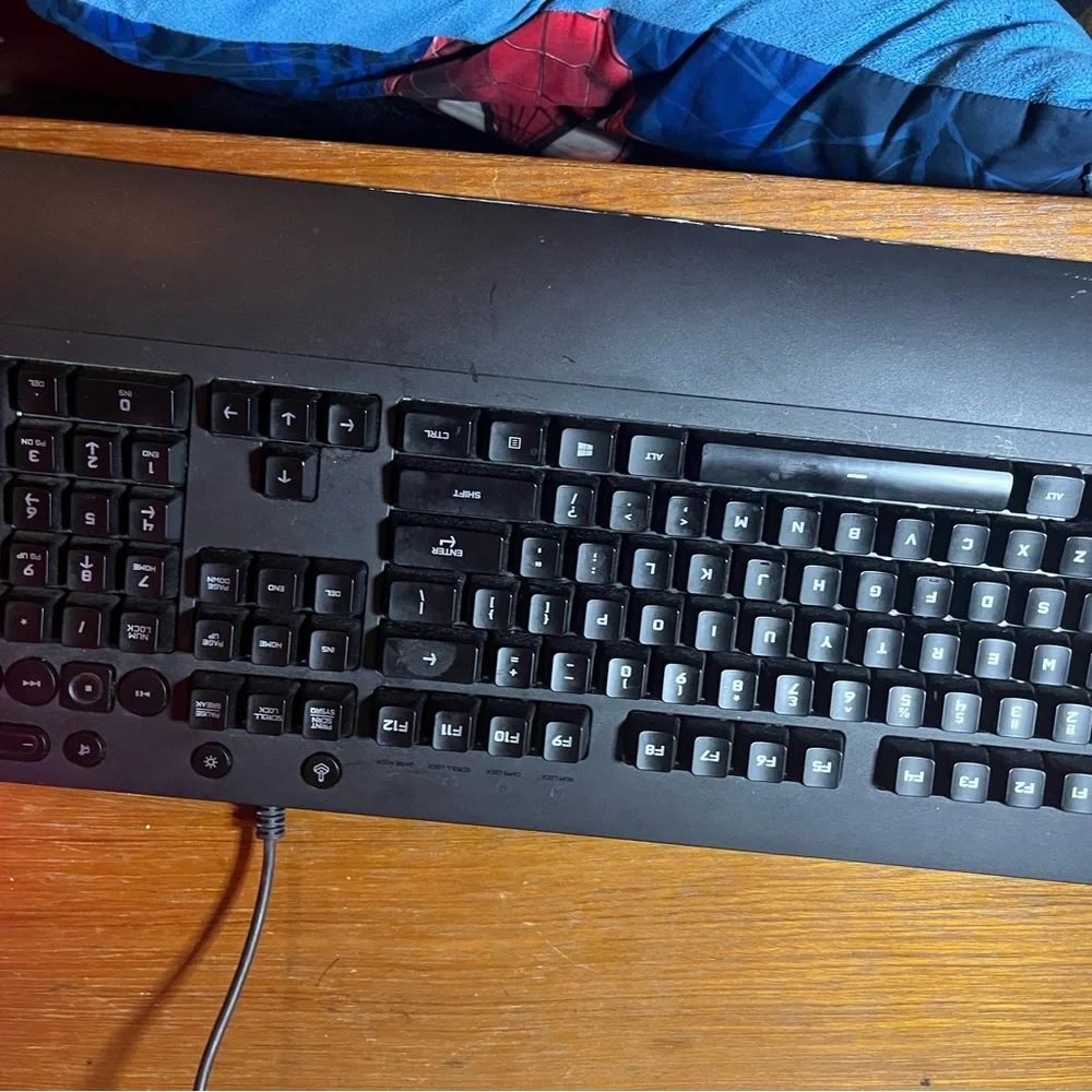 Logitech Black Wired Keyboard